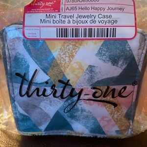 NWT  Thirty-One Mini Travel Jewelery Case